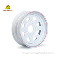 8 Spoke White Trailer Wheel Rim 5x114.3